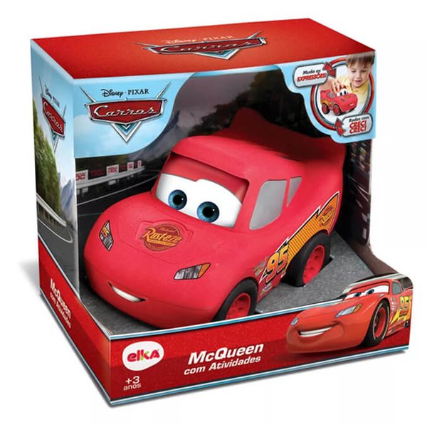 Carrinho McQueen com Atividades Disney Pixar - Elka