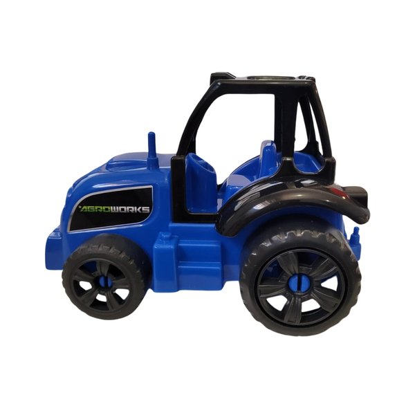 Trator Agroworks Azul - GGB Brinquedos