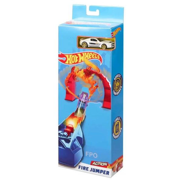 Hot Wheels Set de Acrobacias Salta Fogo Carrinho Sortido - Mattel