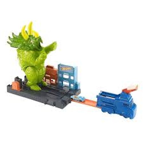 Pista e Veículo Hot Wheels Smashin' Triceratops - Mattel