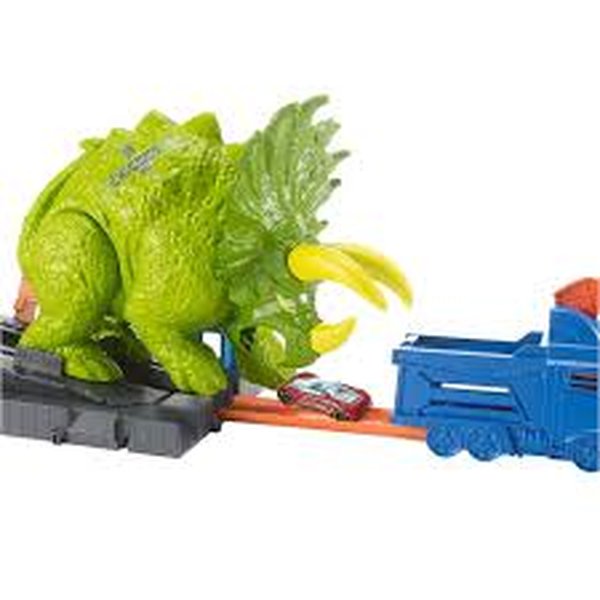 Pista e Veículo Hot Wheels Smashin' Triceratops - Mattel