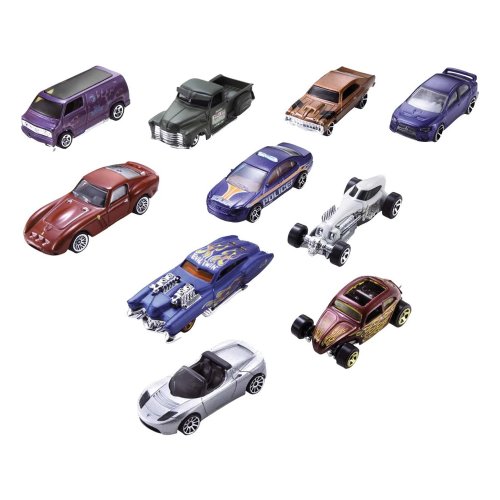 Kit Hot Wheels com 10 Carrinhos Sortidos  - Mattel