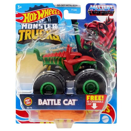 Hot Wheels Monster Trucks Battle Cat 1:64 - Mattel