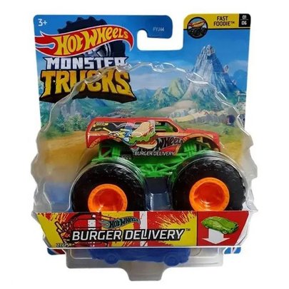 Hot Wheels Monster Trucks Burger Delivery 1:64 - Mattel