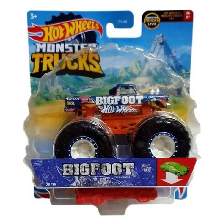 Hot Wheels Monster Trucks Bigfoot 1:64 - Mattel