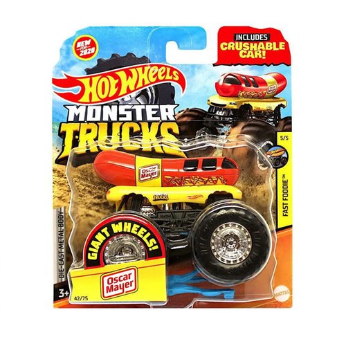 Hot Wheels Monster Trucks Oscar Mayer 1:64 - Mattel