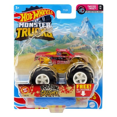 Hot Wheels Monster Trucks Podium Crasher 1:64 - Mattel