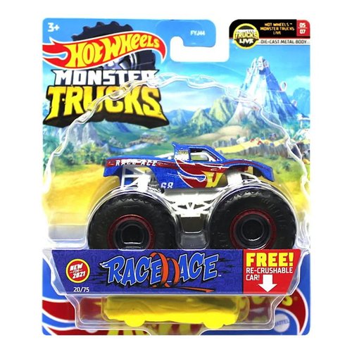 Hot Wheels Monster Trucks Race Ace 1:64 - Mattel