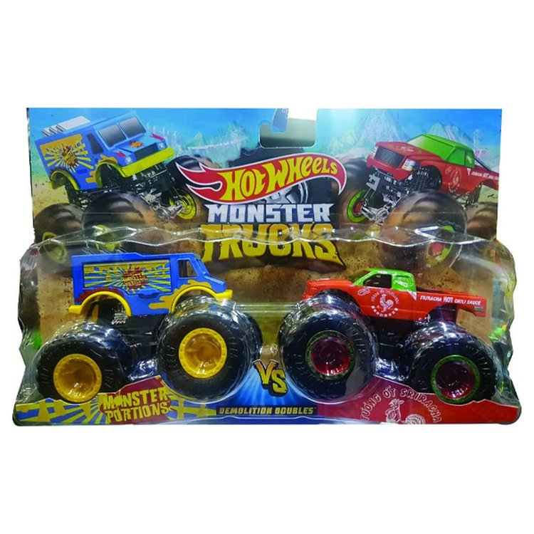 Hot Wheels Monster Trucks (2 Veículos) - Mattel