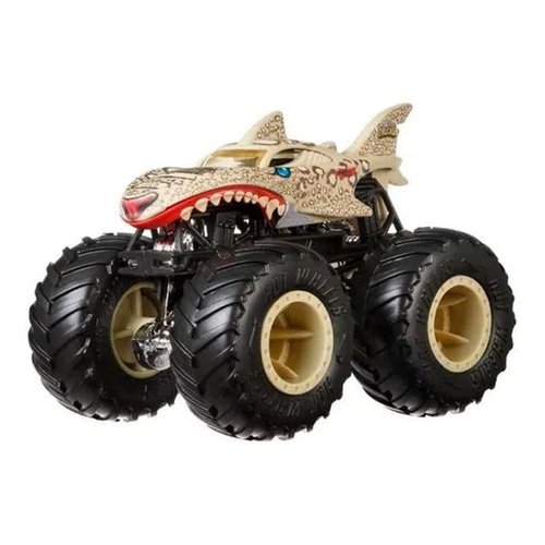 Hot Wheels Monster Trucks Bash-Ups Shark Wreak Leopard Shark - Mattel
