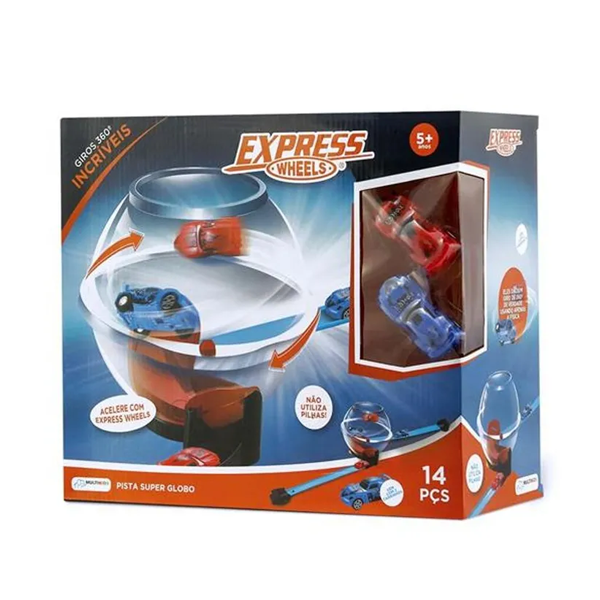 Pista Express Wheels Super Globo - Multikids