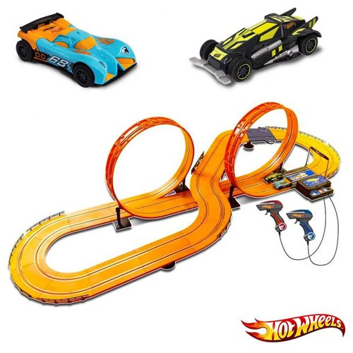 Pista hot wheels parede