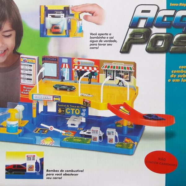 Acqua Posto De Gasolina E Lava-Rápido - Nig Brinquedos