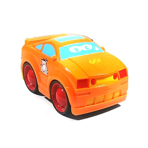 Carrinho Veículos Tunados Com Som Carro Laranja - Pura Diversão
