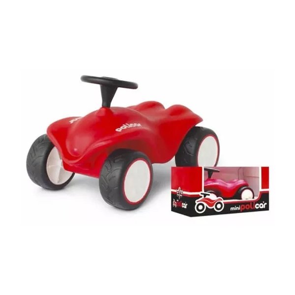 Mini Policar Miniatura À Fricção Vermelho - Poliplac