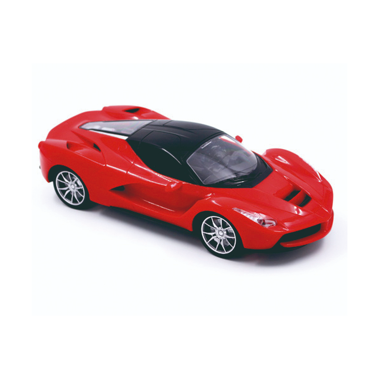 Carrinho Controle Remoto Speed Max Vermelho Pica-Pau Esportivo Italiano 4  Funções Com Luz Carro R/C Crianças +7 Anos