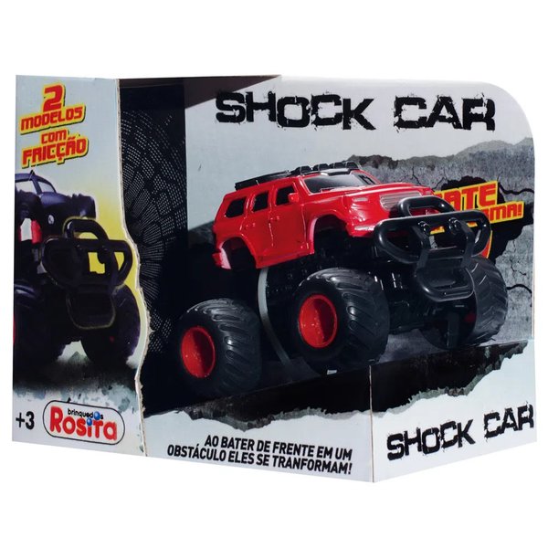 Carrinho Shock Car Van Vermelho - Rosita