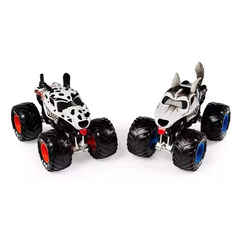 Monster Jam 1:64 2 Carros Dalmatian VS Husky  - Sunny