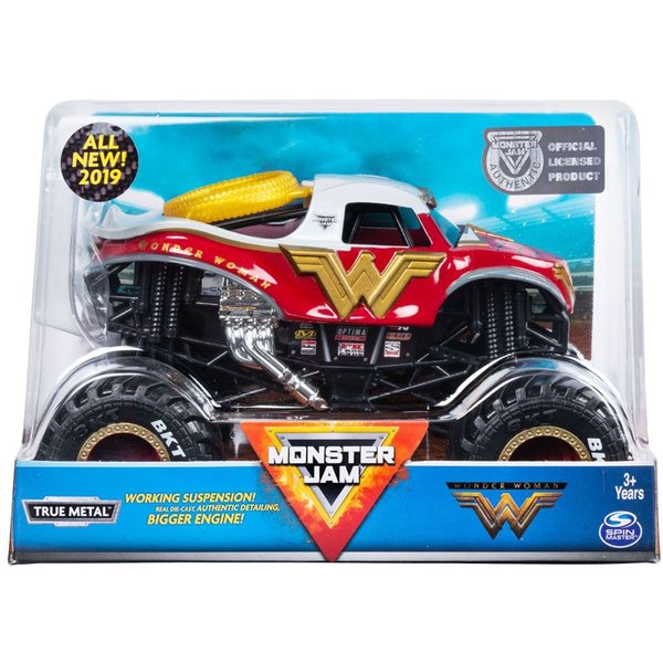 Monster Jam 1:24 Die Cast Wonder Woman - Sunny