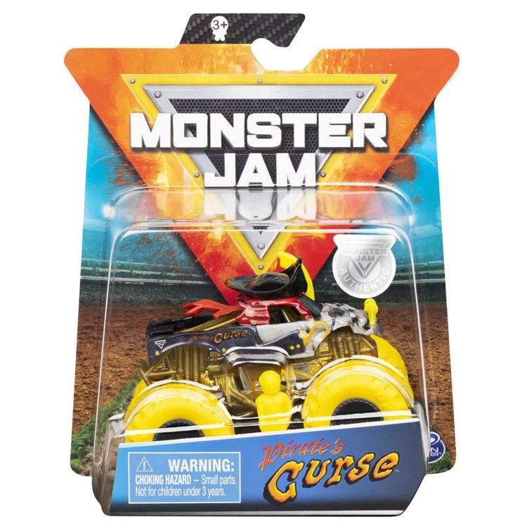 Monster Jam 1:64 1 Carro Pirates Curse  - Sunny