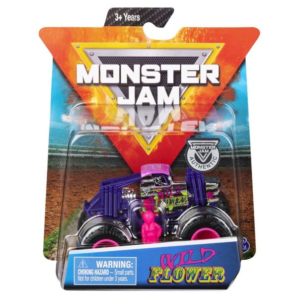 Monster Jam 1:64 1 Carro Wild Flower - Sunny