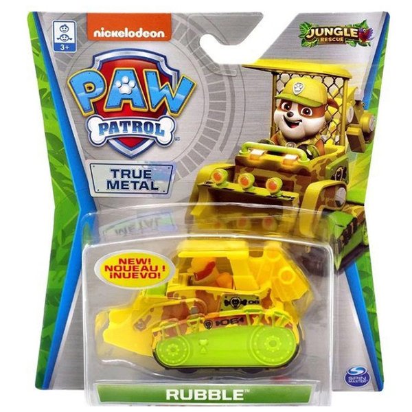 Mini Veículo Patrulha Canina Die Cast Resgate Extremo Jungle Rubble - Sunny