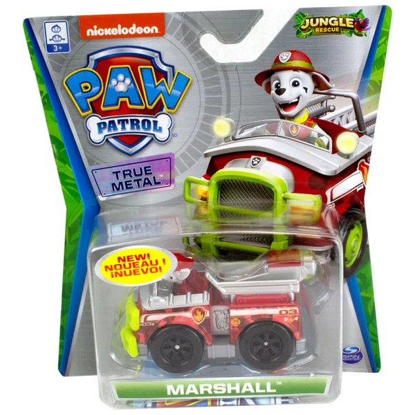 Mini Veículo Patrulha Canina Die Cast Resgate Extremo Jungle Marshall - Sunny