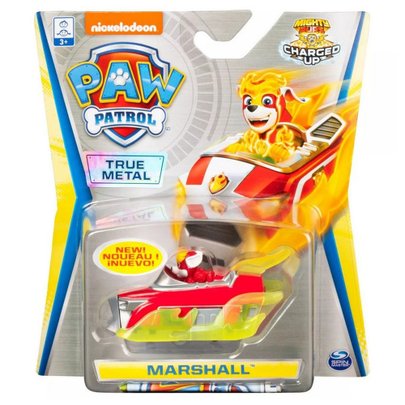 Mini Veículo Patrulha Canina Die Cast Resgate Extremo Charged Up Marshall - Sunny