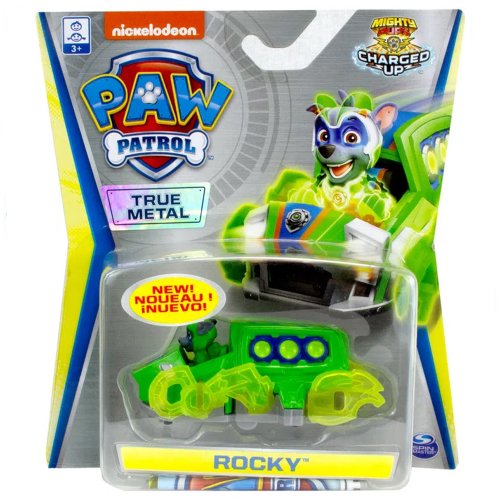 Mini Veículo Patrulha Canina Die Cast Resgate Extremo Charged Up Rocky - Sunny