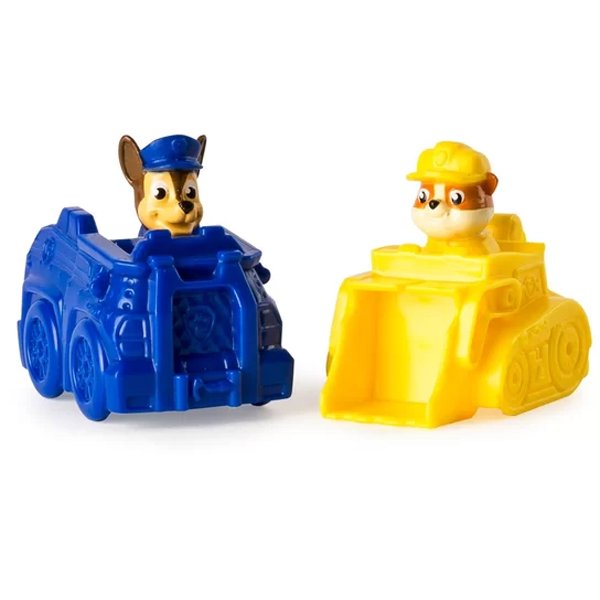Pack com 2 Mini Veículos Patrulha Canina Chase Rubble - Sunny