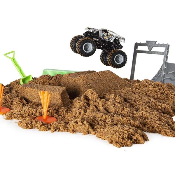 Playset Monster Jam com Massa Areia e Carro Max-D - Sunny