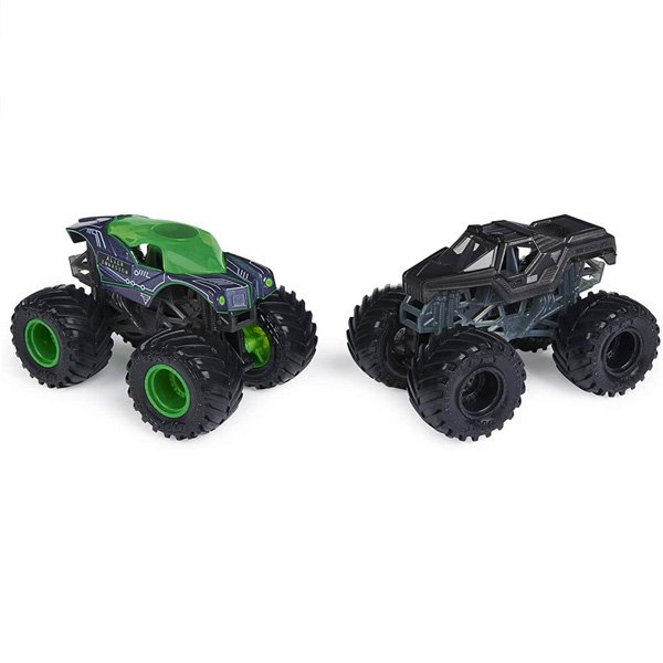 Monster Jam 1:64 2 Carros Alien Invasion VS Soldier Fortune Black Ops - Sunny