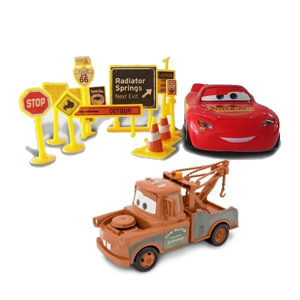 Kit Veículo Com Acessórios Carros 3 - Toyng