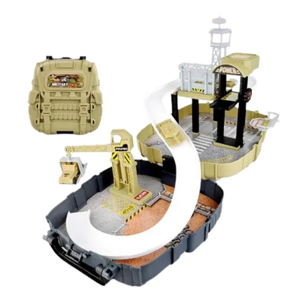 Brinquedo Rescue Nation Base Militar Com Mochila - Toyng