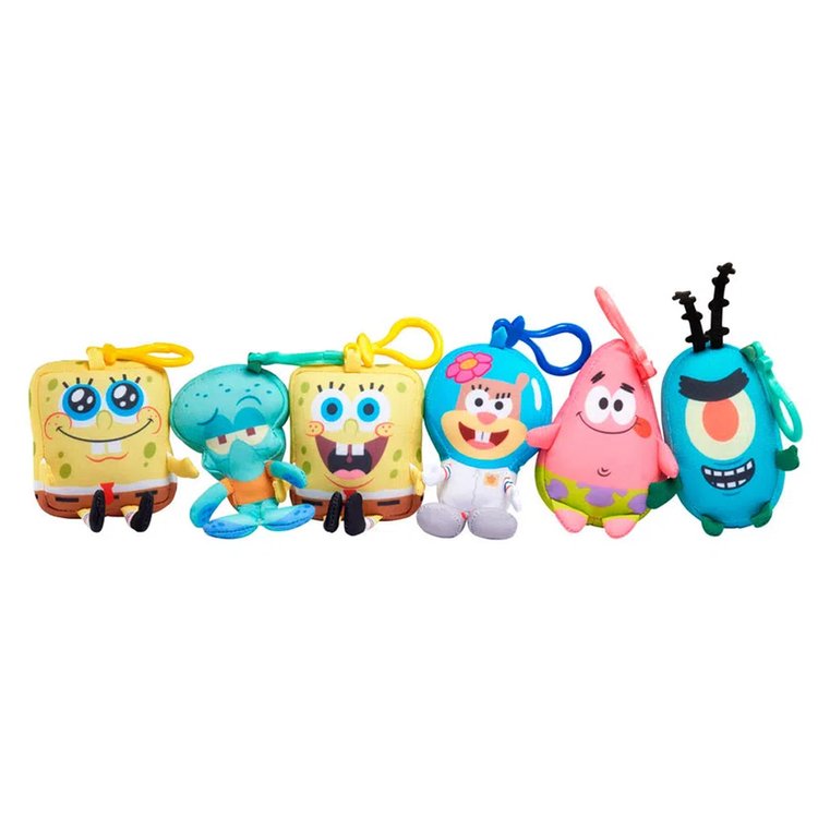 Chaveiro de Pelúcia Bob Esponja Nickelodeon Sortido - Alpha Toys