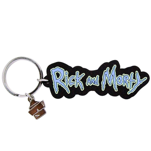 Chaveiro de Borracha Rick and Morty Logo - Beek