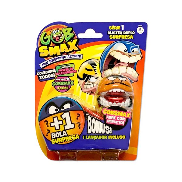 Figura Gobsmax Blister Duplo Serie 1 D Jay e 1 Surpresa - Copag