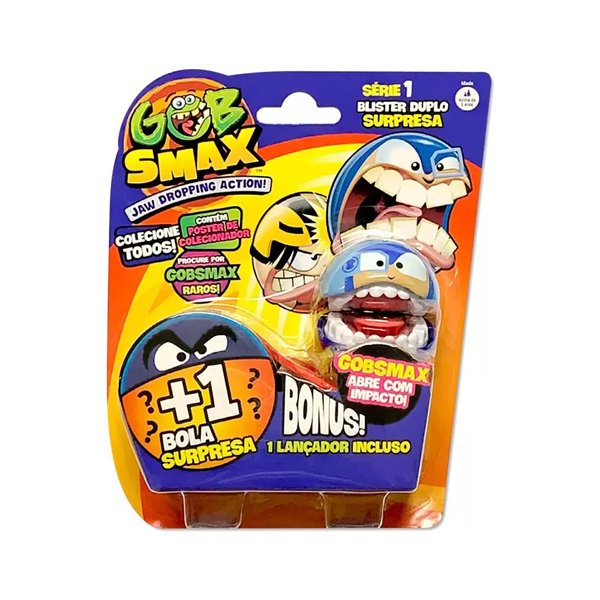 Figura Gobsmax Blister Duplo Serie 1 Star Jump e 1 Surpresa - Copag