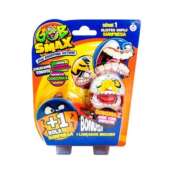 Figura Gobsmax Blister Duplo Serie 1 Skreetch e 1 Surpresa - Copag