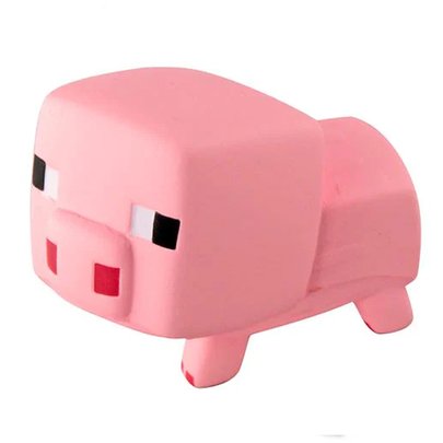 Miniatura Colecionável Minecraft Squishme Pig - Copag