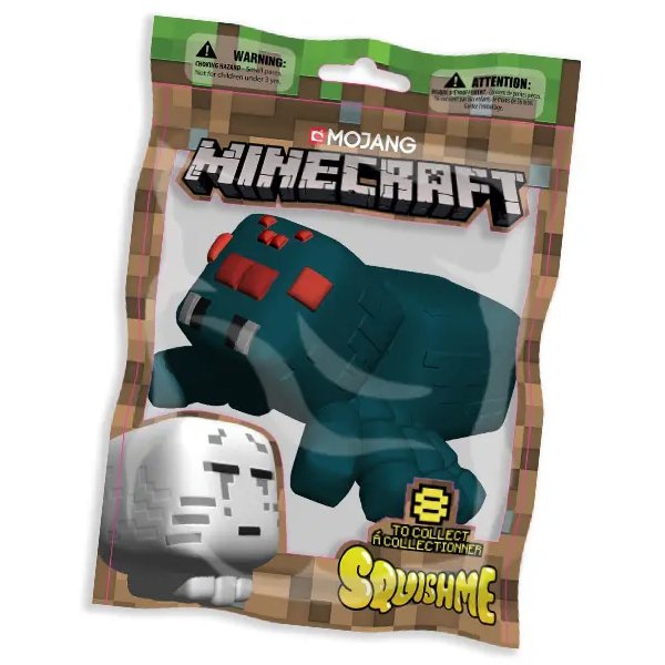 Miniatura Colecionável Minecraft Squishme Cave Spider - Copag
