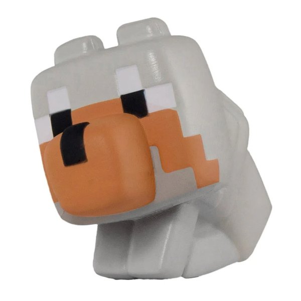 Miniatura Colecionável Minecraft Squishme Wolf - Copag