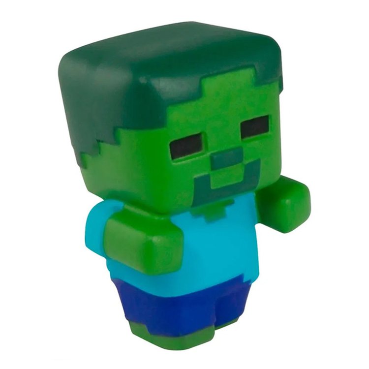 Miniatura Colecionável Minecraft Squishme Zombie - Copag