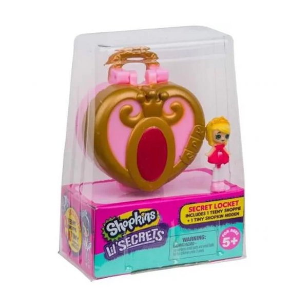 Pingente Colecionável Shopkins Lil Secrets Coroa - DTC