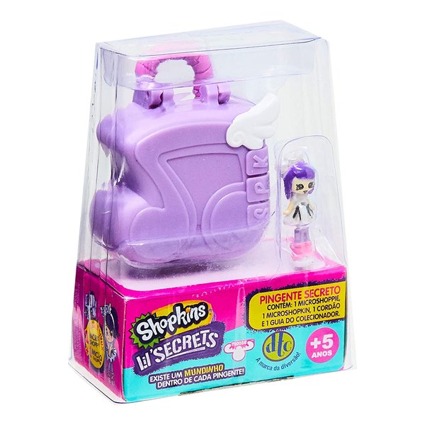 Pingente Colecionável Shopkins Lil Secrets Nota Musical -