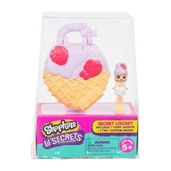 Pingente Colecionável Shopkins Lil Secrets Sorvete - DTC