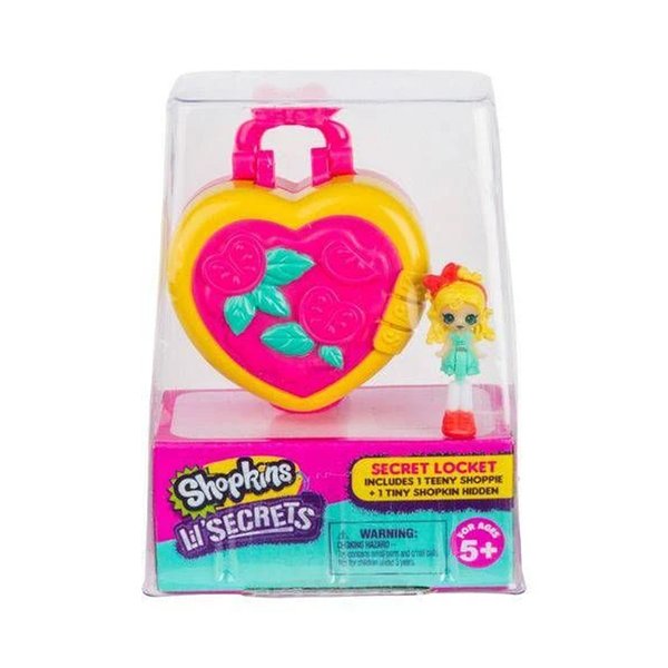Pingente Colecionável Shopkins Lil Secrets Coração Fruta -