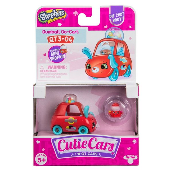 Carrinho Miniatura Shopkins Cutie Cars Chiclecar - DTC