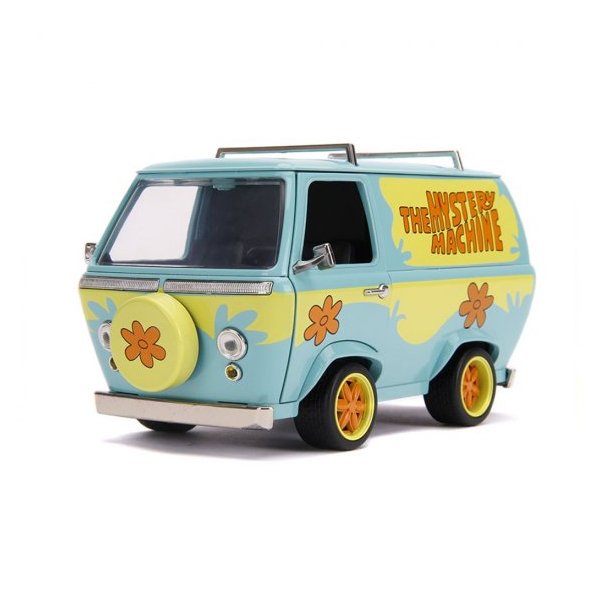 Miniatura Van Mystery Machine c Boneco ScoobyeSalsicha-Jada