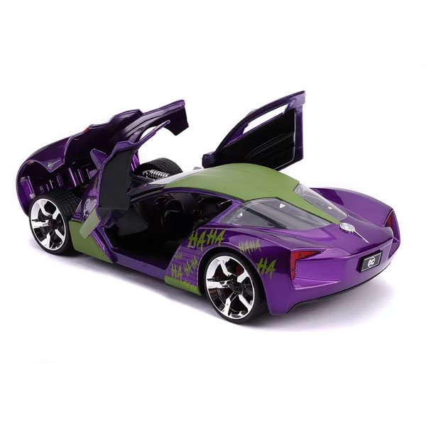 Miniatura Corvette Stingray 2009 com Boneco Coringa 1/24 - Jada Toys